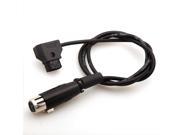 D Tap Male to Female 4 Pin XLR Cable for Power Supply Battery Adapter 1M WY11