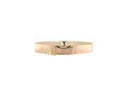 Women s Mirror Metal Waist Belt Metallic Gold Beige