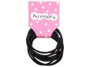 New 100pcs Baby Girl Kids Tiny Hair Accessary Hair Bands Elastic Ties Black