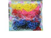 SODIAL 400pcs Hairband Rope Kid Baby Girl Ponytail Holder Rubber Elastic Hair Band Ties Braids Multicolor