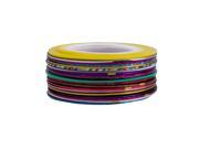 20 pieces nail striping tape hint sticker