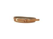 Fashion Lady Women Waistband Pu Leather Belt Camel