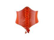 Fashion Women Wide Waist Waistband Belt Corset Elastic Waspie Red