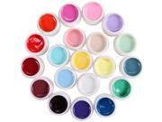 20 colors lot Gel UV range milkshake PR fake nail tip manicure