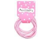THZY New 50pcs Baby Girl Kids Tiny Hair Accessary Hair Bands Elastic Ties Pink