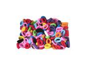 90 Pcs Pack Elastic Candy Color Baby Girl s Towel Hair Ropes Kids Hair Bands Color Multicolor