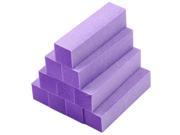 THZY 10x Buffing Sanding Buffer Block Files Acrylic Pedicure Manicure Nail Art Tips Color Purple
