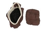 SODIAL Deluxe Plush Cushion Pet Mat Dog Cat Puppy Soft Sleeping Pad Bed Nest brown M
