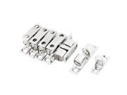 Stainless Steel Furniture Cabinet Door Double Ball Roller Catch 6Pcs