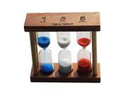 3 in 1 Sand Timer 1 3 5 Minute Natural Wood