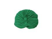 Women Wrap Hat Stretchy Turban Head Band Yoga Hat Cap green