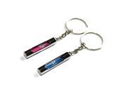 2 Classic Hourglass Key Chains Sand Timer Keychains for Perfect Valentine s Day Gift Pink Blue