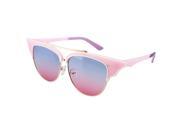 High Quality Mirror UV400 Sun Glasses Eyewear Women Cat Eye Sunglasses Pink