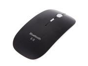 SODIAL Slim 3D Mouse Bluetooth 3.0 Wireless Optical Mouse 1600dpi For Macbook Windows 7 XP Vista Laptop Black