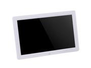 SODIAL 12 TFT LCD HD 1280 * 800 clock Digital Photo Frame MP3 MP4 Digital Movie Player with the Remote Desktop white