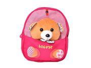 SODIAL Mini School Bags Backpacks Children Children s backpack Cartoon Bear Doll Printing Backpack For 2 6 Year Kids Rose
