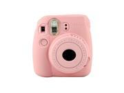 SODIAL CAIUL Noctilucent Camera Soft Case Skin Cover For fujifilm Instax mini 8 Pink