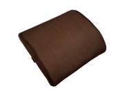 SODIAL Memory Foam Seat Chair Lumbar Back Support Cushion Pillow For Office Home Car Light Brown