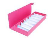 SODIAL Box Porta Sunglasses Case Pouch Bag Glasses Case Display Tray Pink