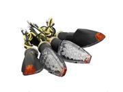 SODIAL 4x 12V 14 LED Lights Direction Indicators Arrows Approved Signal Amber Motorcycles