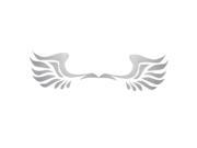 SODIAL White Wings car stickers Fashion Design 3D Decoration Sticker For Car Side Mirror Rearview