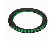 SODIAL EVA Punching Automotive Supplies Steering Wheel Cover Economic Personality Green