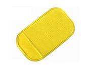 SODIAL Magic Anti Slip Non Slip PU Mat Car Dashboard Sticky Pad Adhesive Mat for Cell Phone Yellow
