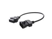 SODIAL Opel 10Pin to 16Pin OBD 2 Female Adapter Connector Cable