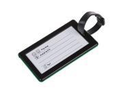 SODIAL Portable Secure Travel Suitcase ID Luggage Handbag Large Tag Label Green