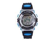 THZY LASIKA Children Swimming Sports Digital Wrist Watch W F45 Waterproof Adjustable Black Blue