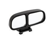 SODIAL Car Right Wide Angle Rearview Dual Adjustable Blind Spot Mirror Black
