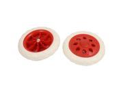 SODIAL 2 Pcs Wheel Shopping Service Cart Stool Caster Replacement