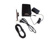 SODIAL 7W 7C FM Transmitter Mini Radio Stereo Station PLL LCD with Antenna Black