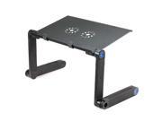 THZY Portable Laptop PC Computer Notebook Table Desk Bed Sofa Tray Foldable Black