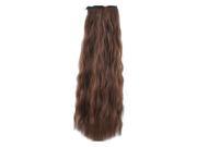 SODIAL New Women Girls Cute Synthetic Long Wavy Ponytail Lovely Hair Extensions Light Brown