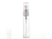 SODIAL 20PCS 5ml Atomizer Spray Mini Portable Glass Bottle Perfume Refills Transparent