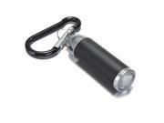 SODIAL Mini LED Flashlight Torch Light Keychain Portable BLACK