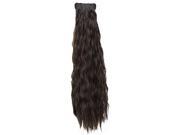 SODIAL New Women Girls Cute Synthetic Long Wavy Ponytail Lovely Hair Extensions Black