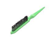 SODIAL Pro Salon Hairdressing Teasing Back Hair Combing Brush Slim Line Styling Comb Green