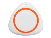 SODIAL Wireless Charger Charging Wireless Charger Pad for iPhone HTC Samsung S6 Color White Orange