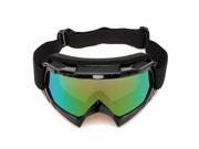 SODIAL Single Lens Motocross Off road ATV Dirt Bike Motorcycle Skiing Goggles Eyewear Black
