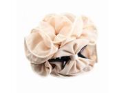 SODIAL Xuefang exquisite rose Flowers Large Gripper Hair Clip Beige