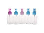 SODIAL 5pcs Beauty Plastic Perfume Atomizer Empty Spray Bottle 50ml