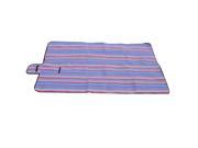 SODIAL Extra Large Picnic Blanket Rug Mat Waterproof Rug Travel Camping Beach Kids Baby Purple Stripe