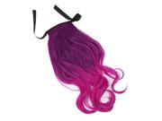 THZY Recycled Quality Charming Fashion Curly Ponytail Hair Extensions Pink