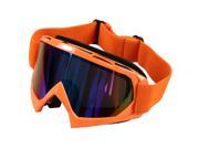 THZY Single Lens Motocross Off road ATV Dirt Bike Motorcycle Skiing Goggles Eyewear Orange