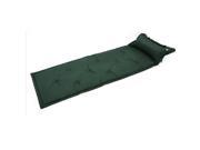 SODIAL 183 * 57 * 2.5cm Waterproof Automatic Inflatable Self Inflating Damp Proof Sleeping Pad Tent Air Mat Mattress with Pillow for Outdoor Camping Dark green