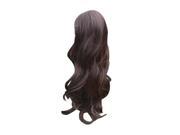 SODIAL Fashion Thicker Claw Ponytail Long Wavy Curl Synthetic Fashion Hair Extensions Ponytail Dark Brown