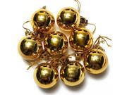 SODIAL New 24PC Christmas Tree Decor Ball Bauble Hanging Xmas Party Ornament Decor Home Gold