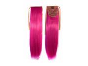 SODIAL Long straight hair wig ponytail tying tail ponytail Hair